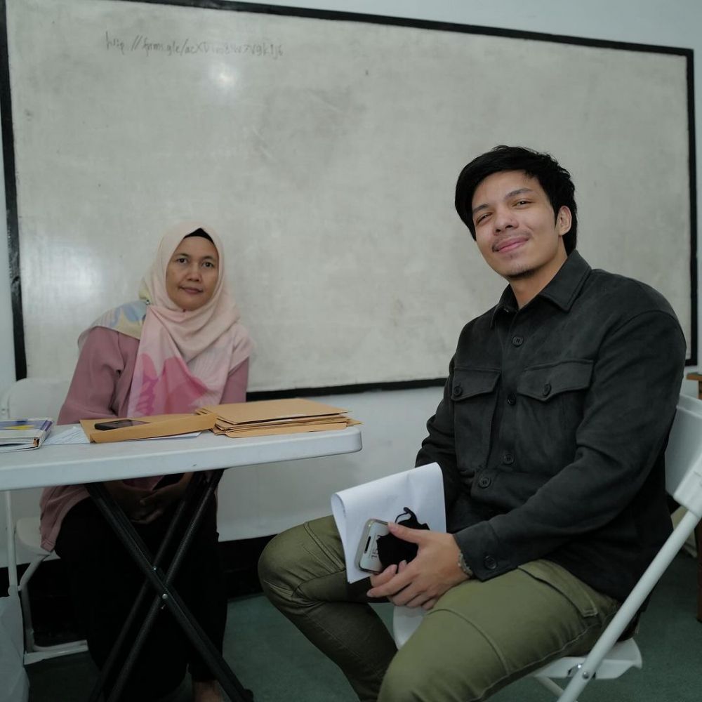 Atta Halilintar ambil rapor SMA © 2023 brilio.net