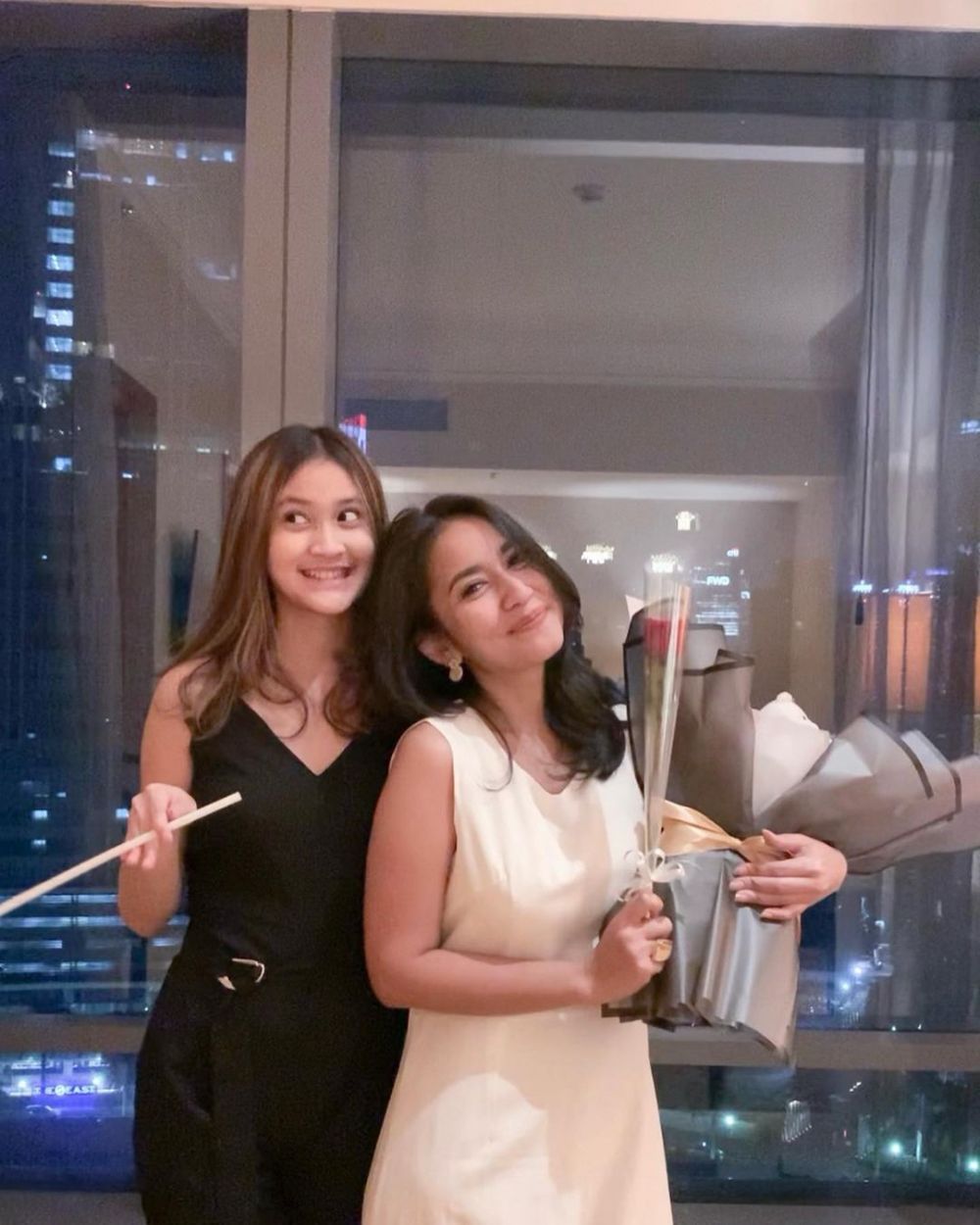 Risma Nilawati dan Leya bak kakak-adik © 2023 brilio.net