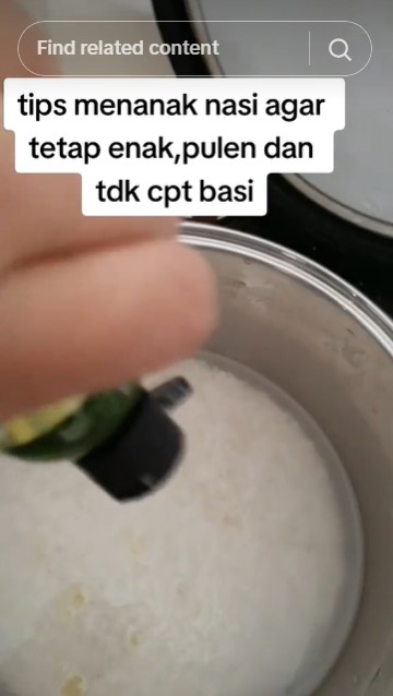 Tanpa margarin atau jeruk nipis, ini trik menanak nasi agar pulen dan tak mudah basi ditambah 1 bahan