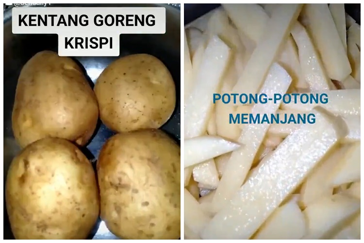 Tanpa direbus atau dimasukkan freezer, ini cara bikin kentang goreng lebih gurih dan renyah tahan lama