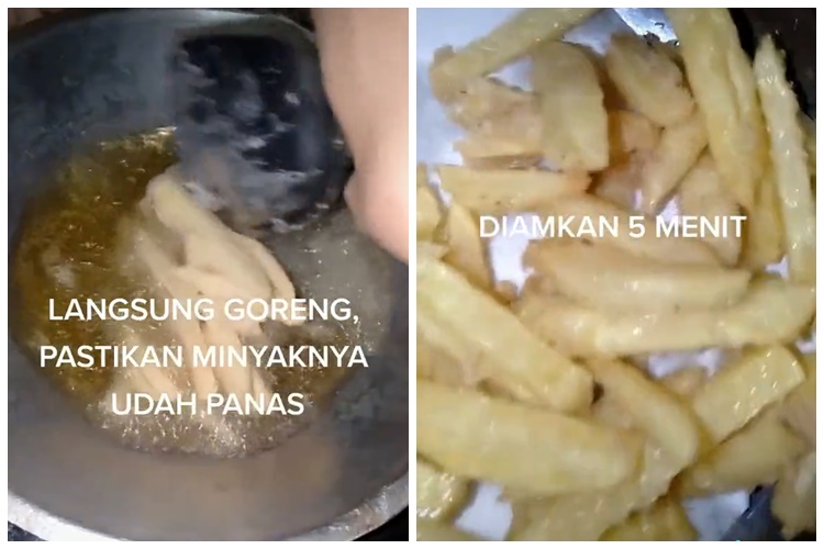 Tanpa direbus atau dimasukkan freezer, ini cara bikin kentang goreng lebih gurih dan renyah tahan lama
