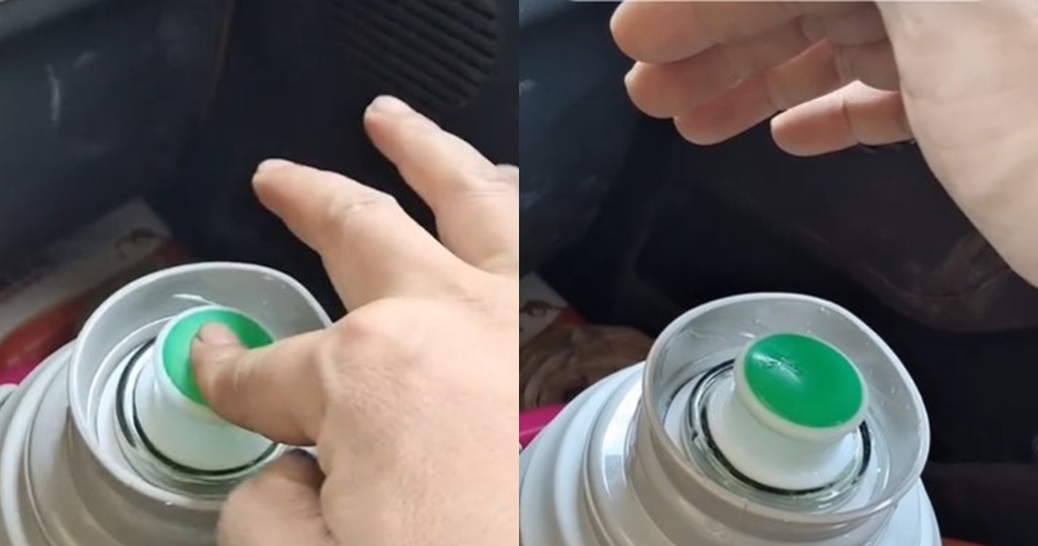 Aksi kocak warganet menyimpan air panas ini bikin tutup termos loncat terus, ada-ada aja ulahnya