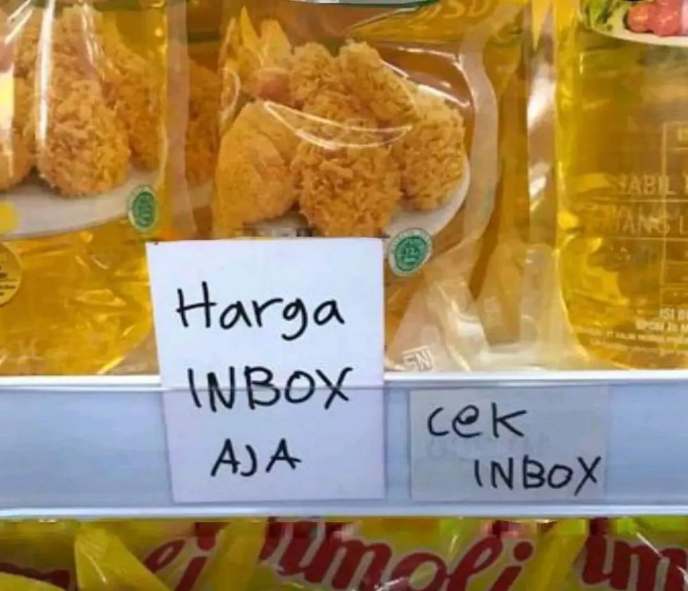 Tulisan warung bikin bingung abis Berbagai sumber