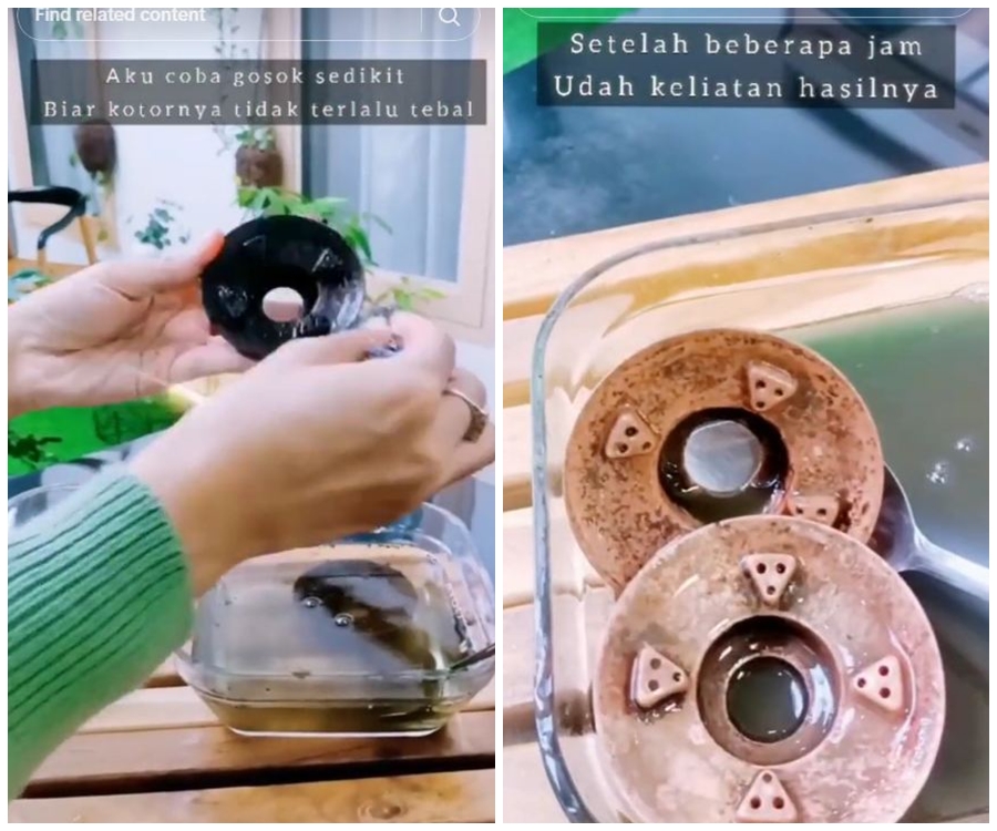 Cukup tambah 1 bahan dapur, ini trik bersihkan burner kompor agar kinclong dan bikin api tetap biru