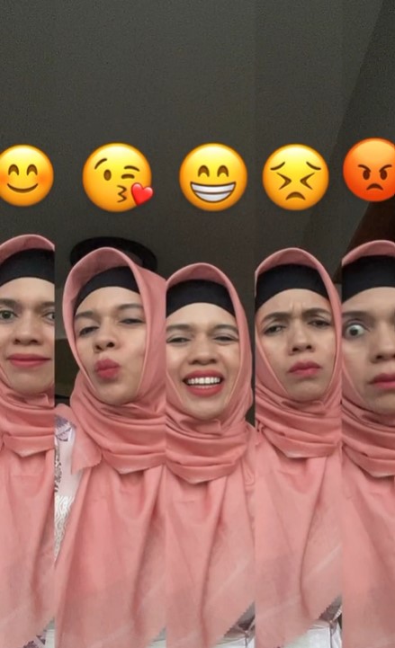  Geni Faruk pakai hijab simple tuai pujian © berbagai sumber