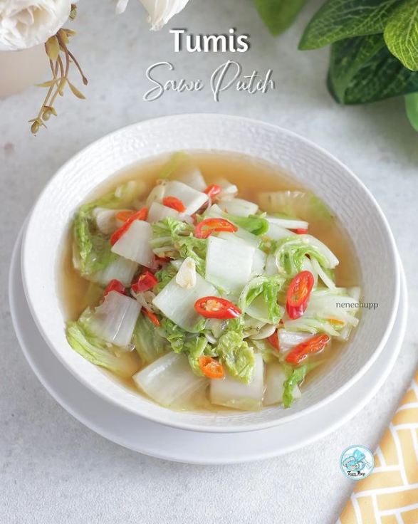 13 Resep tumis sawi putih, menu sederhana yang sehat dan praktis dibuat