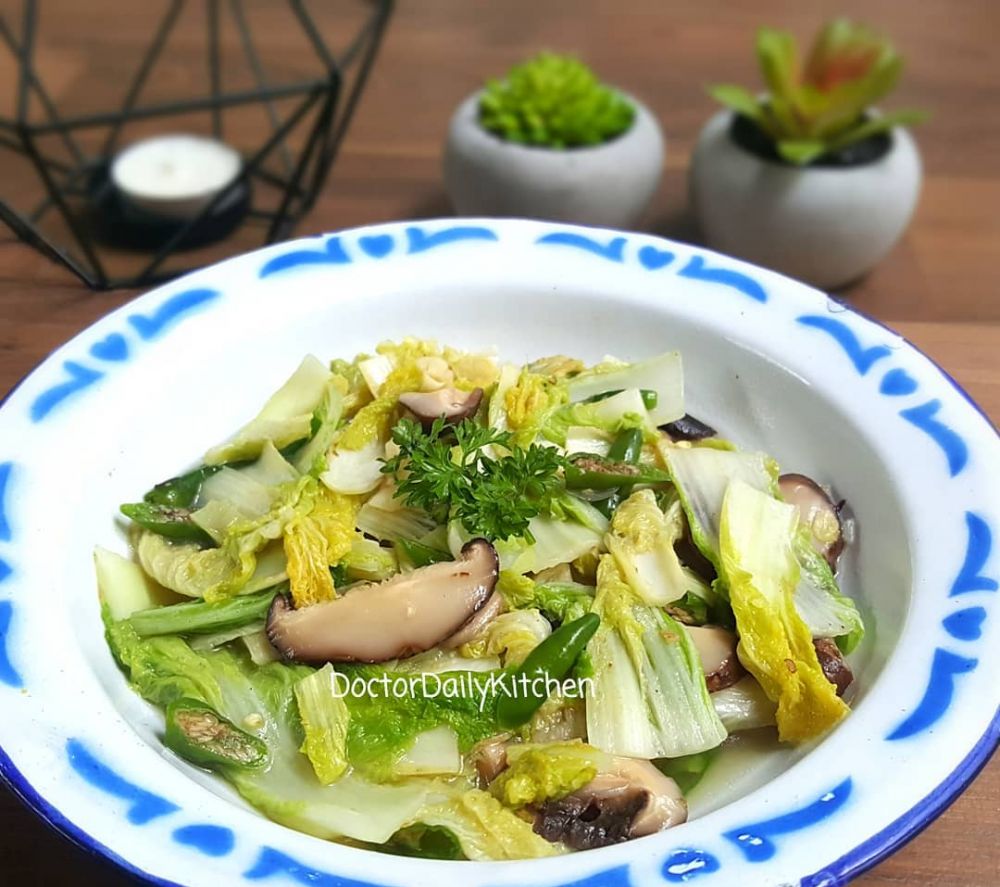 13 Resep tumis sawi putih, menu sederhana yang sehat dan praktis dibuat