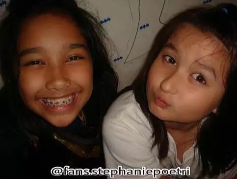 transformasi Stephanie Poetri anak Titi DJ dulu hingga kini © berbagai sumber
