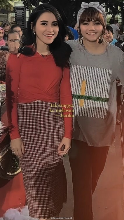 kedekatan Ayu Ting Ting dan Rina Nose © TikTok