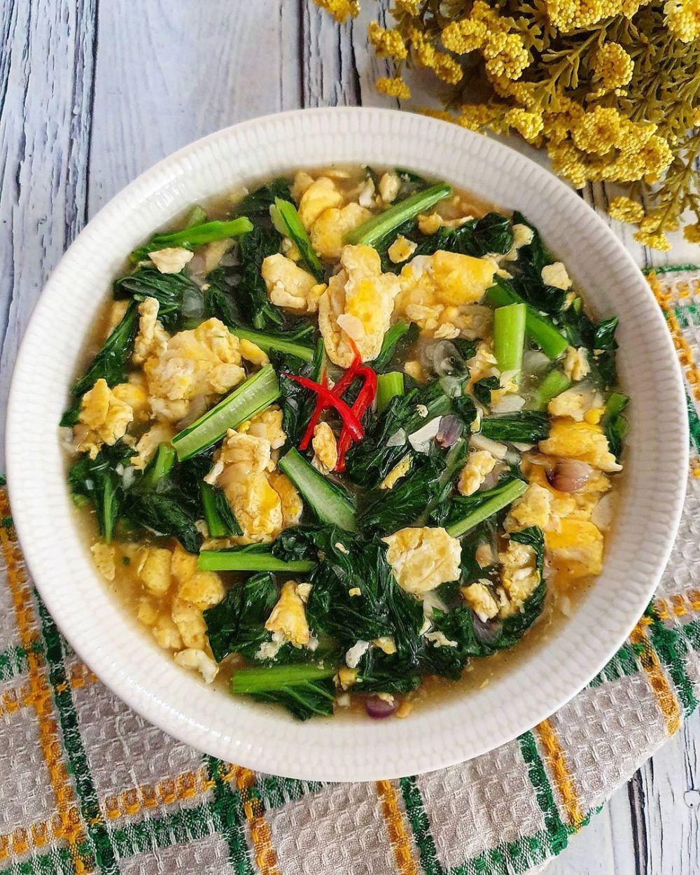 13 Resep kreasi sawi hijau ala rumahan, ekonomis, enak, dan praktis dibuat