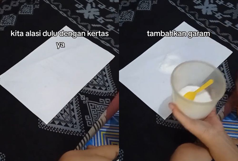 Bukan pakai lilin, ini trik hilangkan noda lengket pada setrika cuma pakai 1 bahan dapur