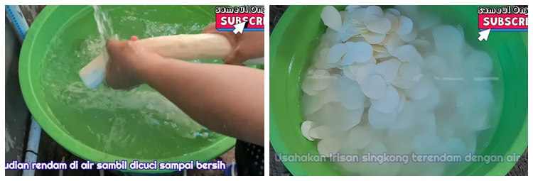 Tanpa direndam air kapur sirih atau soda kue, ini trik bikin keripik singkong renyah dan tak berminyak
