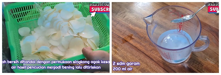 Tanpa direndam air kapur sirih atau soda kue, ini trik bikin keripik singkong renyah dan tak berminyak