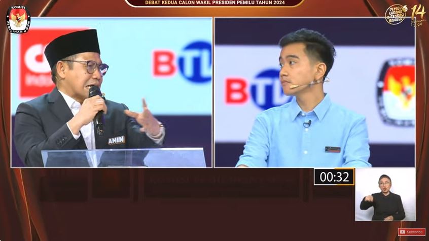 debat cawapres cak imin gibran mahfud © YouTube debat cawapres cak imin gibran mahfud © YouTube