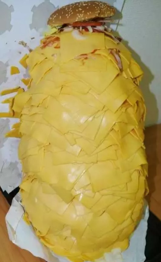 Potret kocak isi burger Berbagai sumber Potret kocak isi burger Berbagai sumber