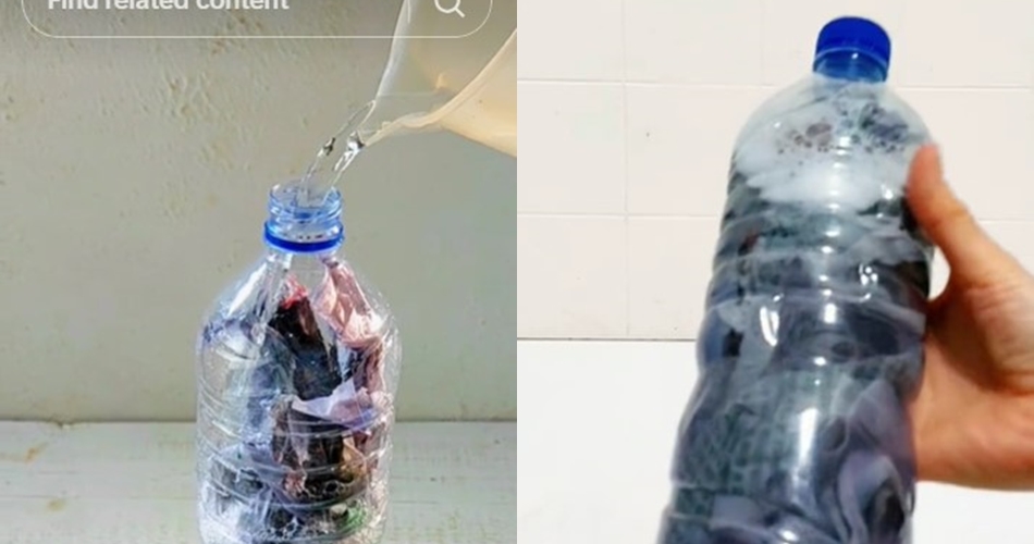 Tak perlu pakai beras, ini cara bersihkan botol minyak goreng cukup dengan 1 alat dan bahan sederhana