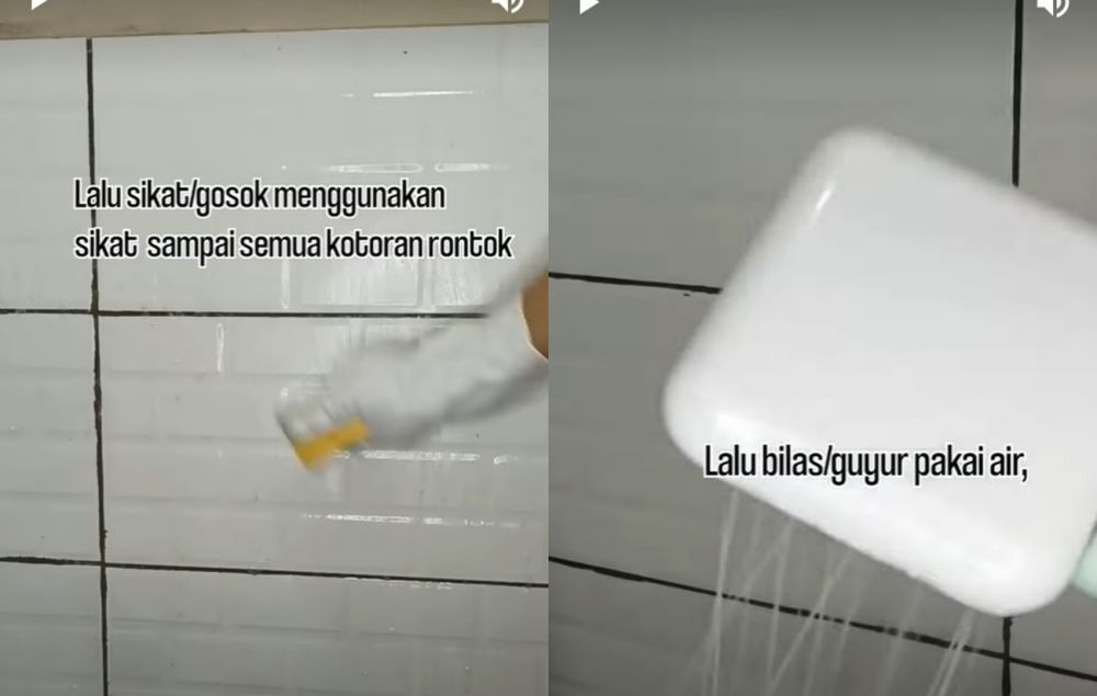 Cukup tambah 1 bahan dapur, begini cara bersihkan kerak keramik kamar mandi agar kinclong kembali