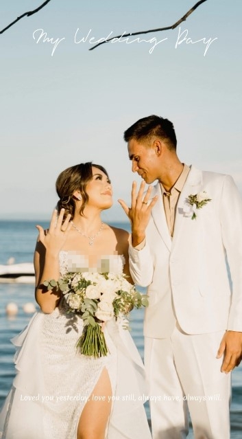 resepsi Amanda Gonzales dan Christian Rontini © Instagram