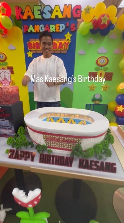 ulang tahun Kaesang bak pesta anak kecil © Instagram