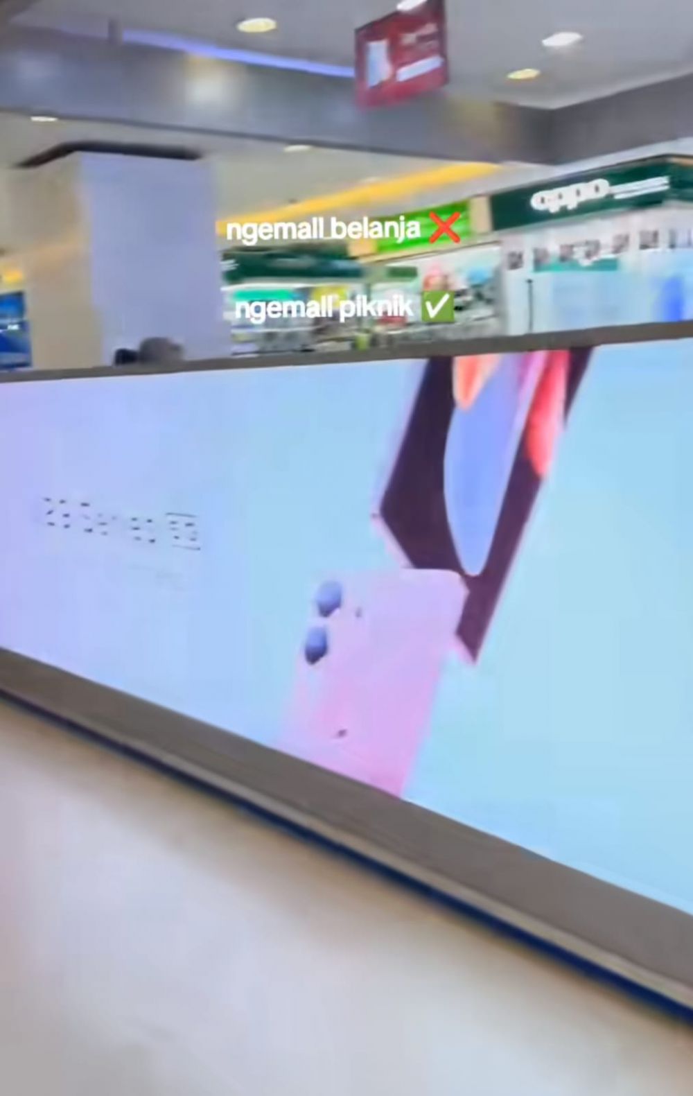 piknik di mall © TikTok