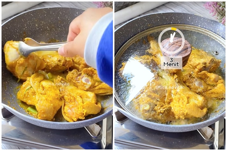 Modal 3 sdm air, ini trik cepat ungkep ayam hanya dalam 8 menit agar empuk dan bumbu meresap sempurna