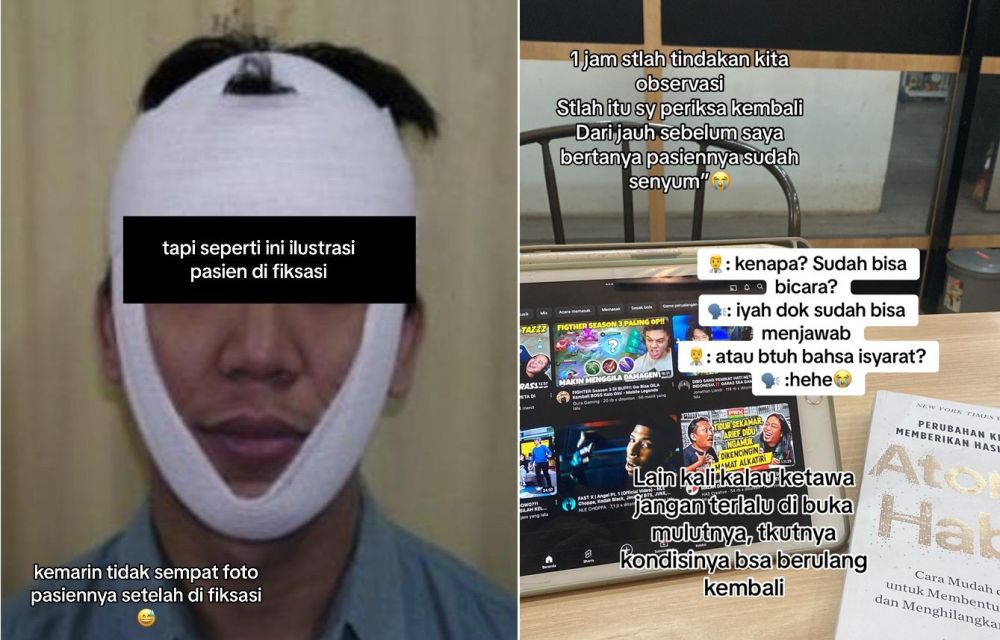 ketawa masuk IGD © TikTok