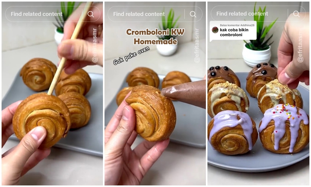 Tanpa oven atau mixer, ini trik praktis bikin cromboloni viral semakin renyah dan lumer