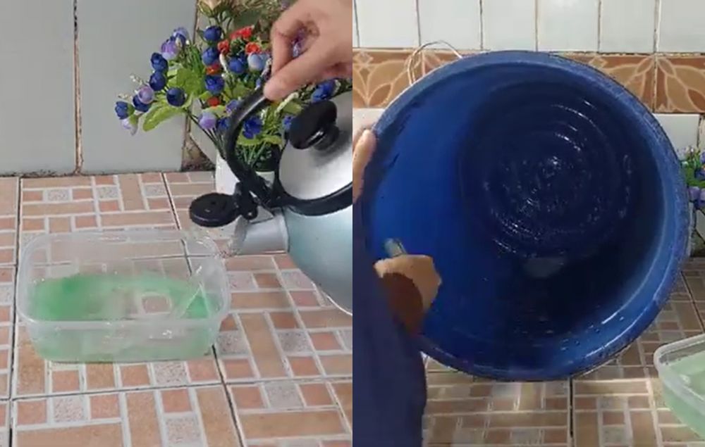 Cuma tambah 1 bahan dapur, trik bersihkan noda kuning di ember kamar mandi agar bersih bak baru lagi