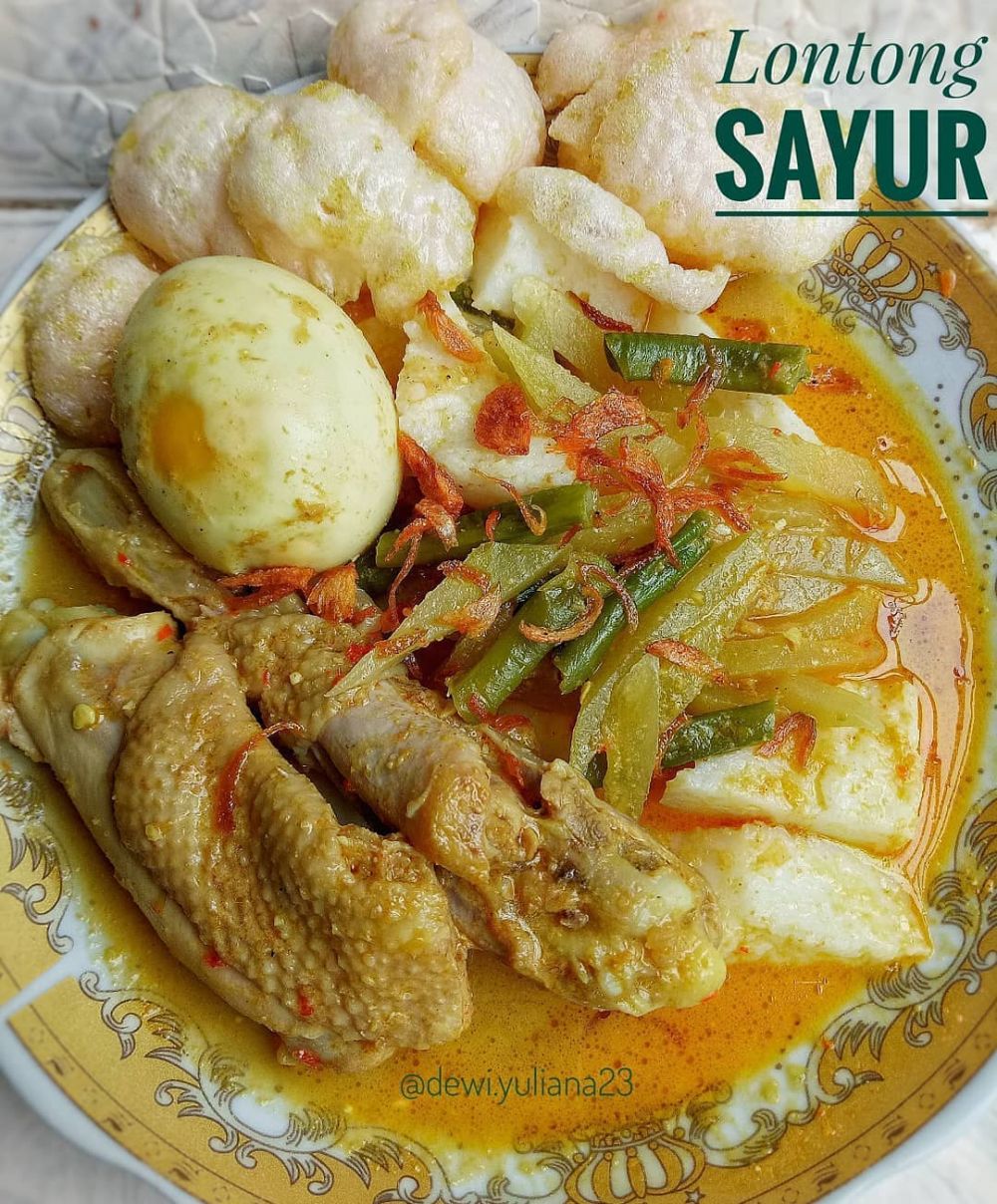 19 Resep lontong sayur, sederhana, lezat, dan praktis