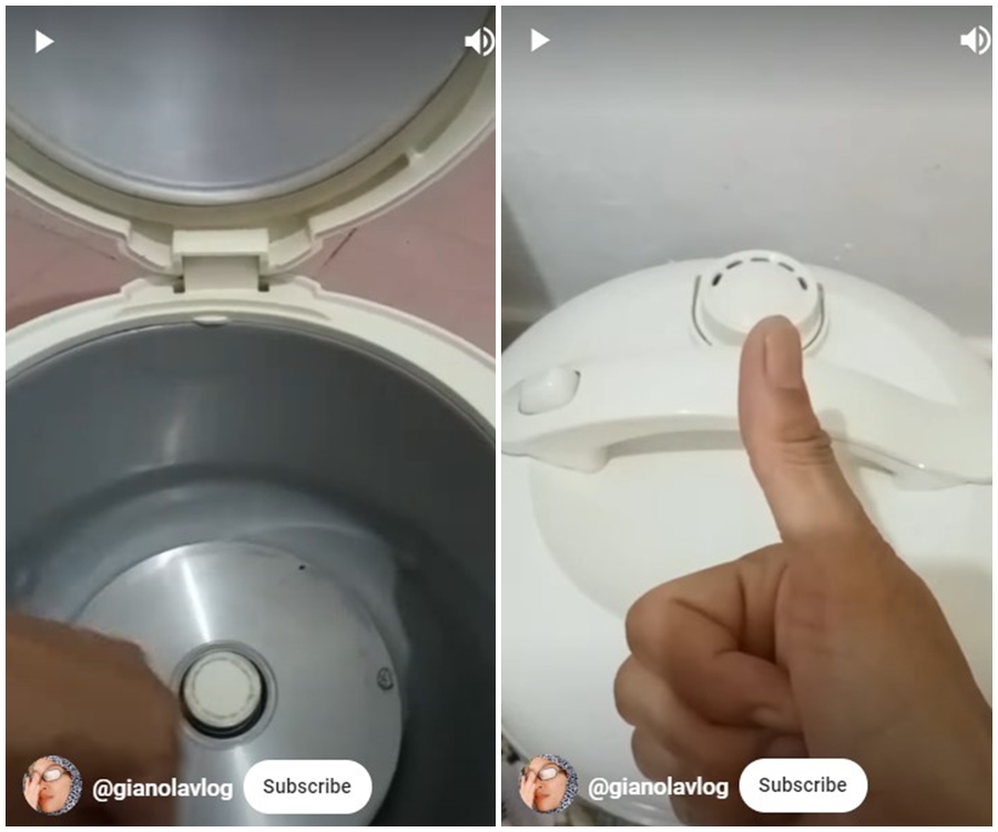 Tak perlu pasta gigi, trik bersihkan kerak nasi dan bekas air di rice cooker pakai 2 bahan sederhana