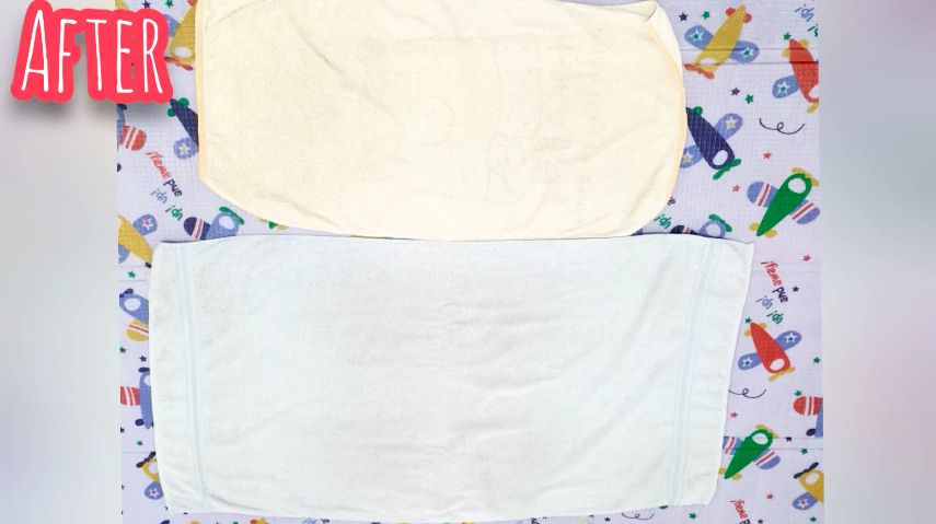 Tanpa dikucek, ini cara mencuci handuk dekil dan jamuran agar bersih lagi cuma tambah 1 bahan dapur