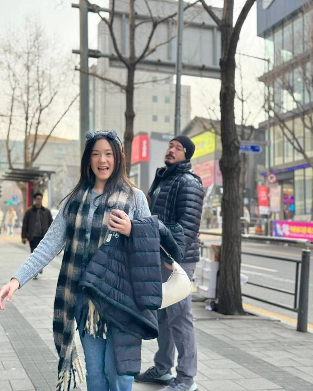 Nafa Urbach dan Zack Lee liburan di Korea © Instagram