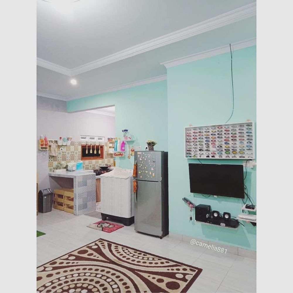 dapur mungil tanpa kitchen set taman indoor © 2024 brilio.net