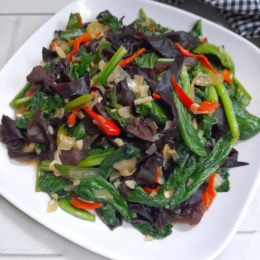 13 Resep tumis sawi hijau paling mudah dibuat, enak, praktis, dan bikin nagih