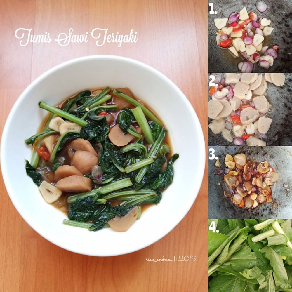 13 Resep tumis sawi hijau paling mudah dibuat, enak, praktis, dan bikin nagih