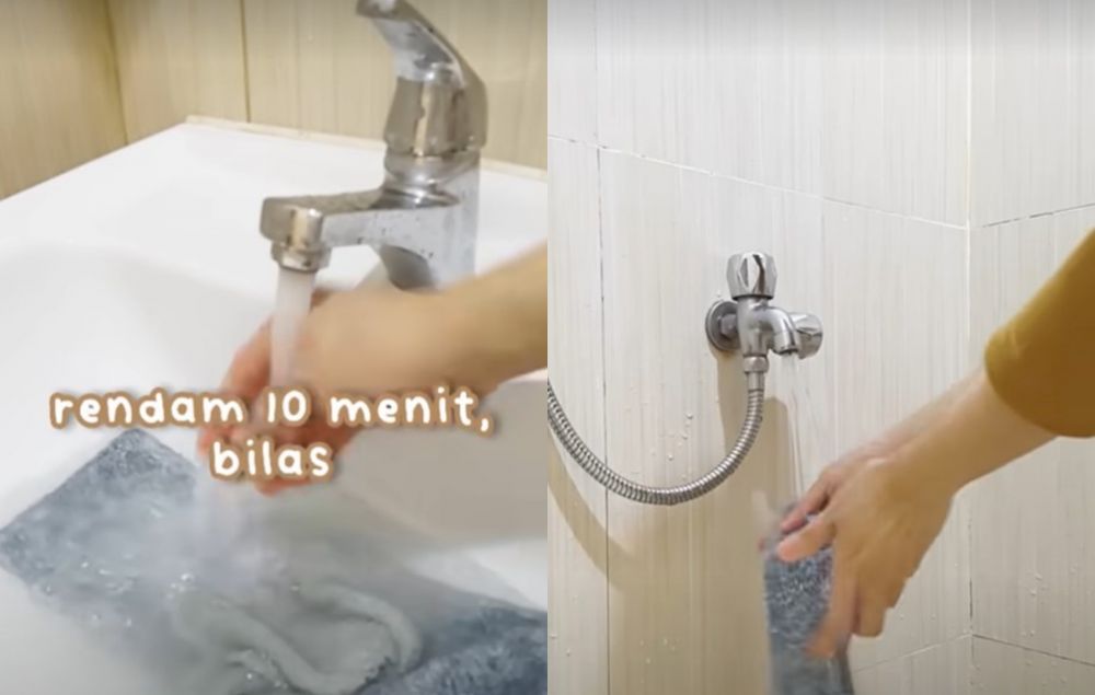 Andalkan 2 bahan dapur, begini cara hilangkan bau amis dan apek di kain pel agar wanginya tahan lama