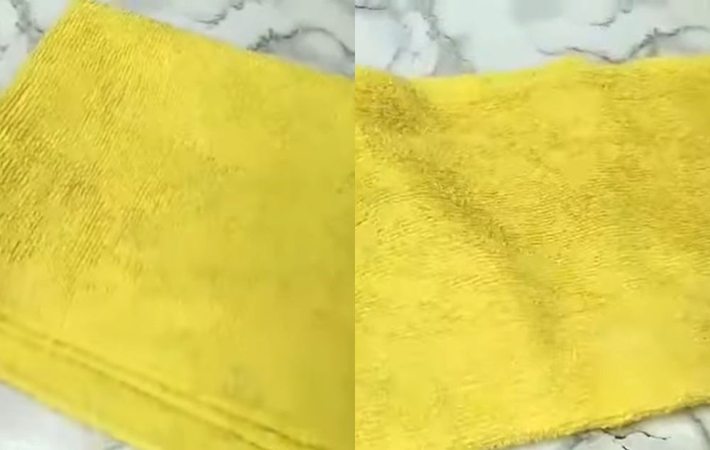 Cuma tambah 2 bahan dapur, ini trik mencuci handuk dapur dekil jadi bersih seperti baru lagi