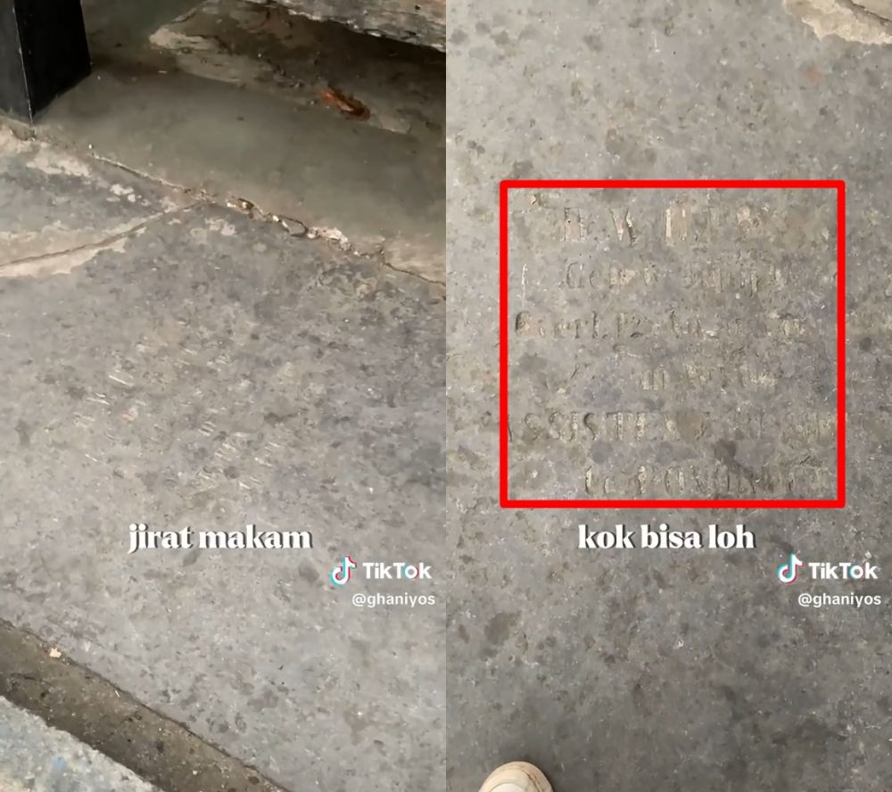 jirat makam di trotoar © TikTok