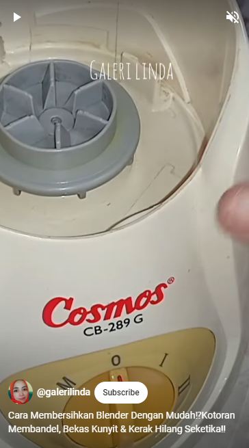 Bukan pakai sabun, begini cara mudah bersihkan bagian dalam mesin blender penuh kerak dan menguning