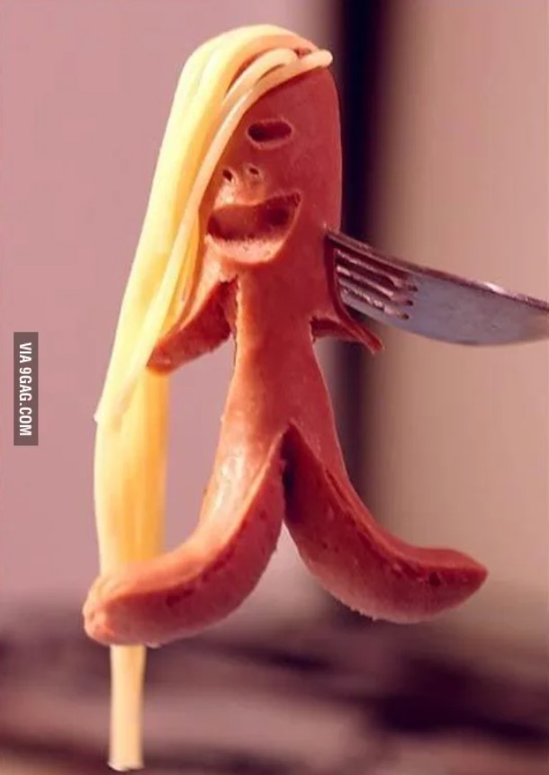 Potret kreasi nyeleneh sosis  Berbagai sumber