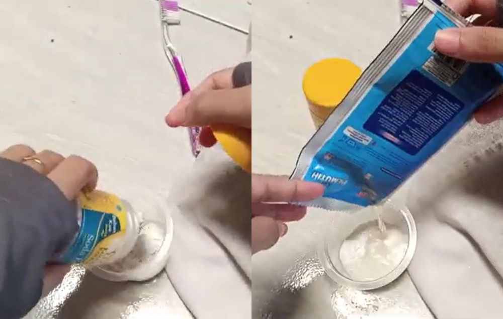 Tanpa disikat kuat, ini cara hilangkan noda jamur di mukena putih pakai tambahan 2 bahan dapur