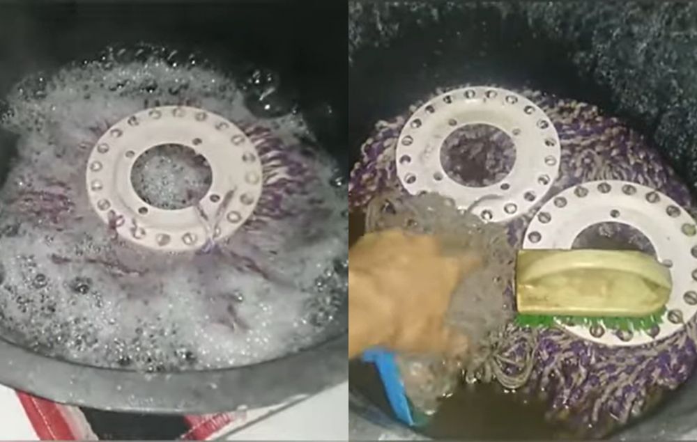 Tanpa pakai pemutih, ini cara mencuci kain pel dekil penuh kotoran jadi cerah seperti baru