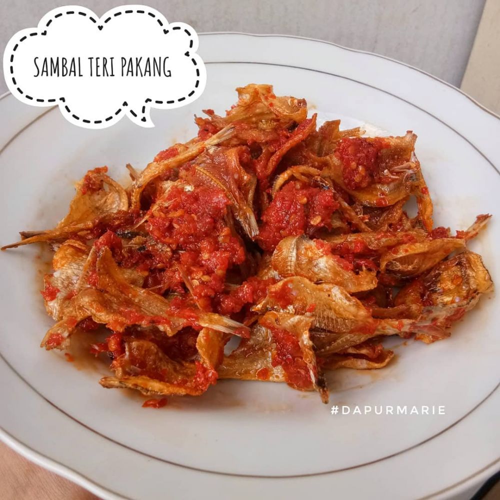 20 Resep resep kreasi sambal teri, praktis dan bikin lahap makan