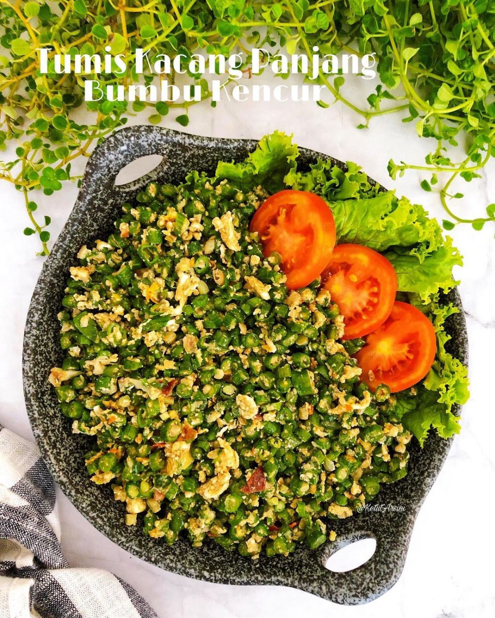 13 Resep tumis kacang panjang paling mudah dibuat, nikmat dan ekonomis