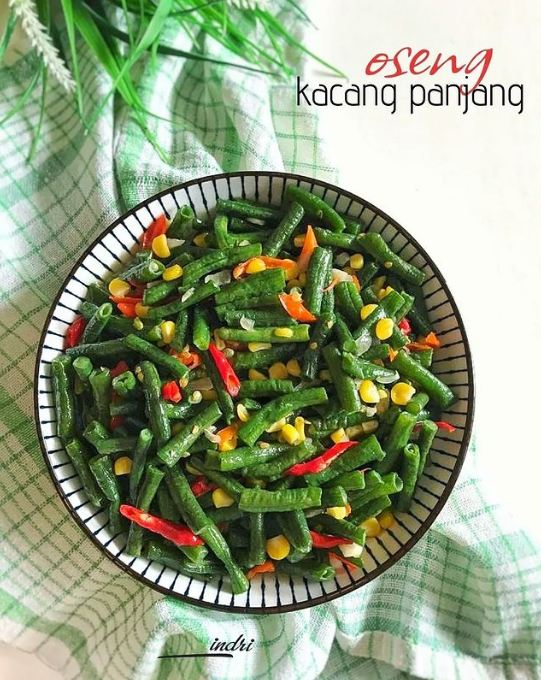 13 Resep tumis kacang panjang paling mudah dibuat, nikmat dan ekonomis
