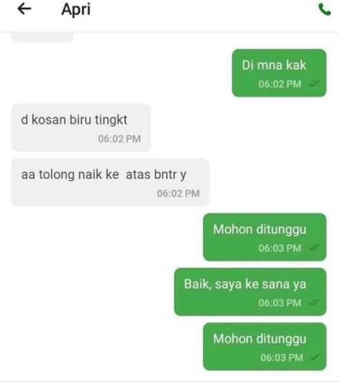Chat lucu driver ojek online dapat kerjaan sampingan freepik.com