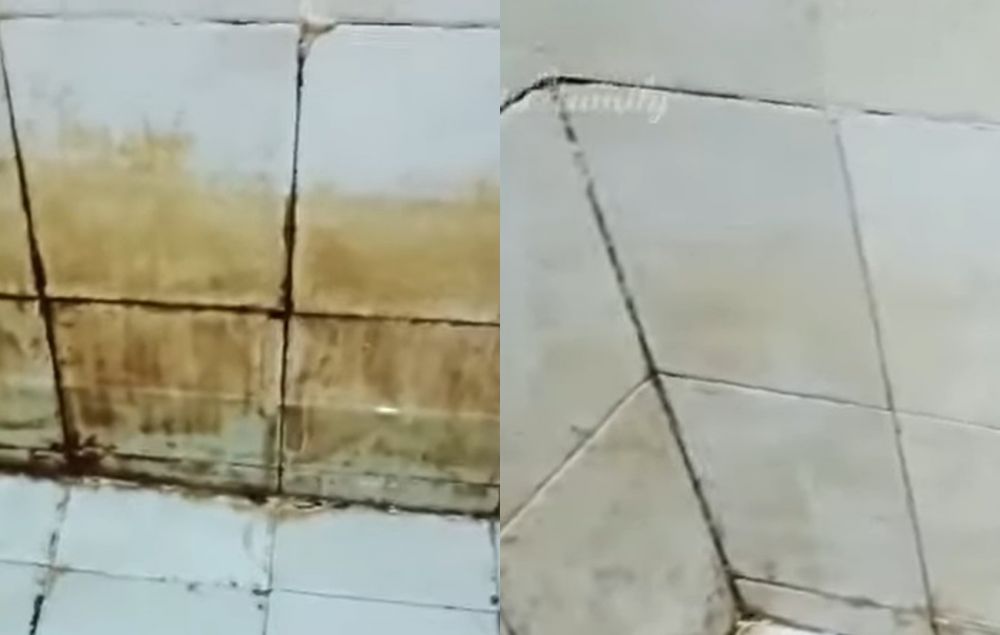 Cuma tambah 1 bahan dapur, ini cara hilangkan kerak keramik kamar mandi agar putih lagi tanpa disikat