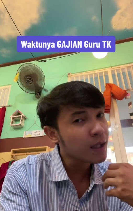 gaji guru tk kecil © TikTok gaji guru tk kecil © TikTok