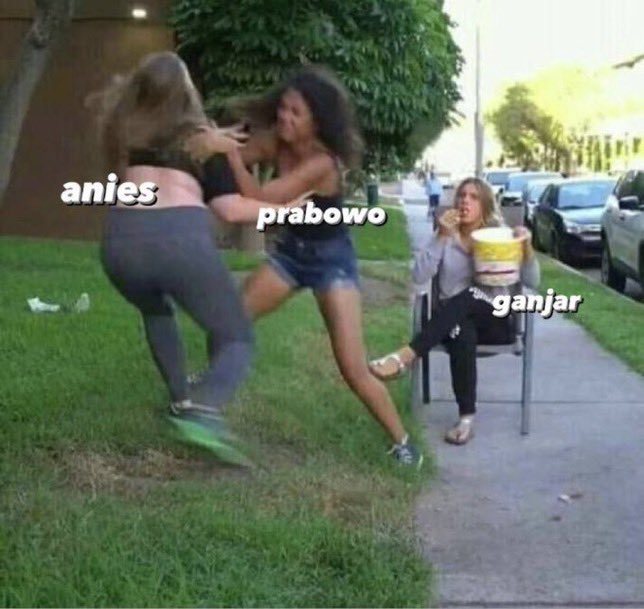 Meme debat ketiga capres   Berbagai sumber