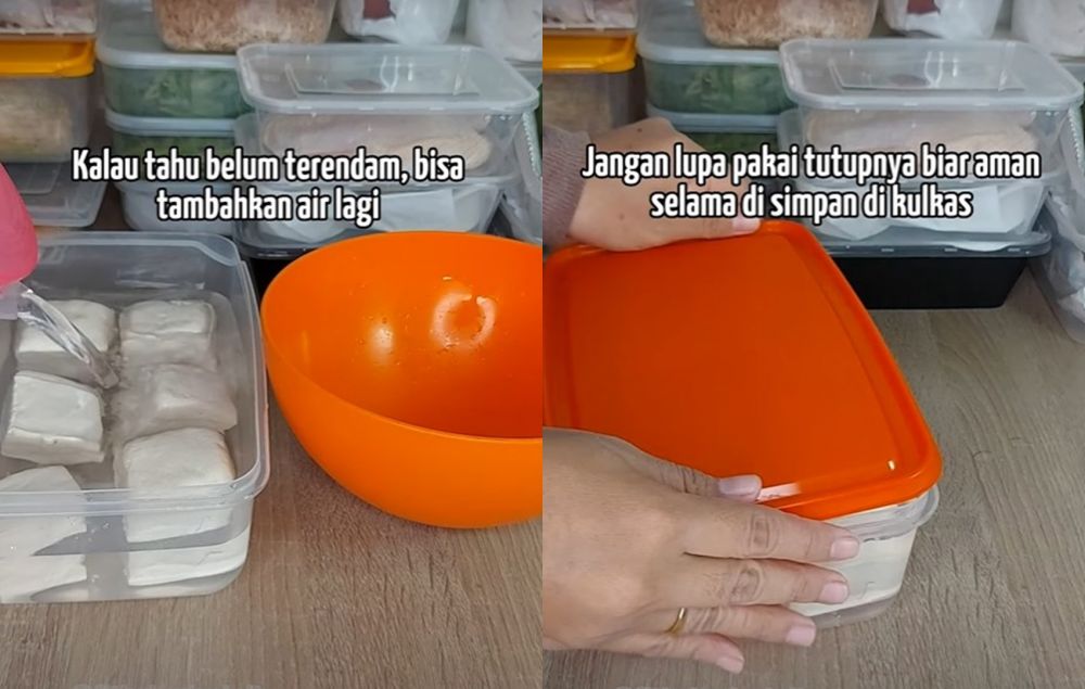 Tanpa dikukus, ini cara menyimpan tahu di kulkas agar awet satu minggu